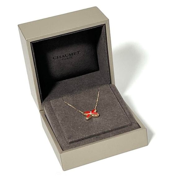 CHAUMET Rose Gold Diamond Necklace - Picture 10 of 10